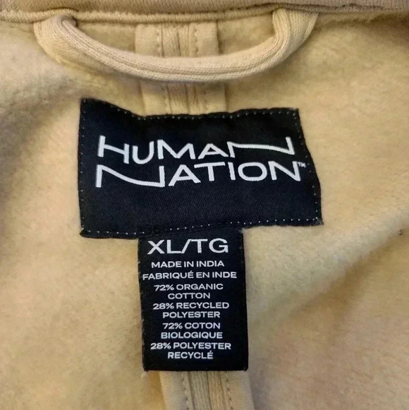 Human Nation Unity heavyweight Fleece Long Coat - Picture 8 of 13